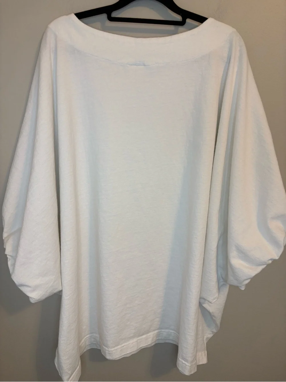 Bryn Walker White Balloon Sleeve Tunic Top Medium Made USA - Picture 2 of 9